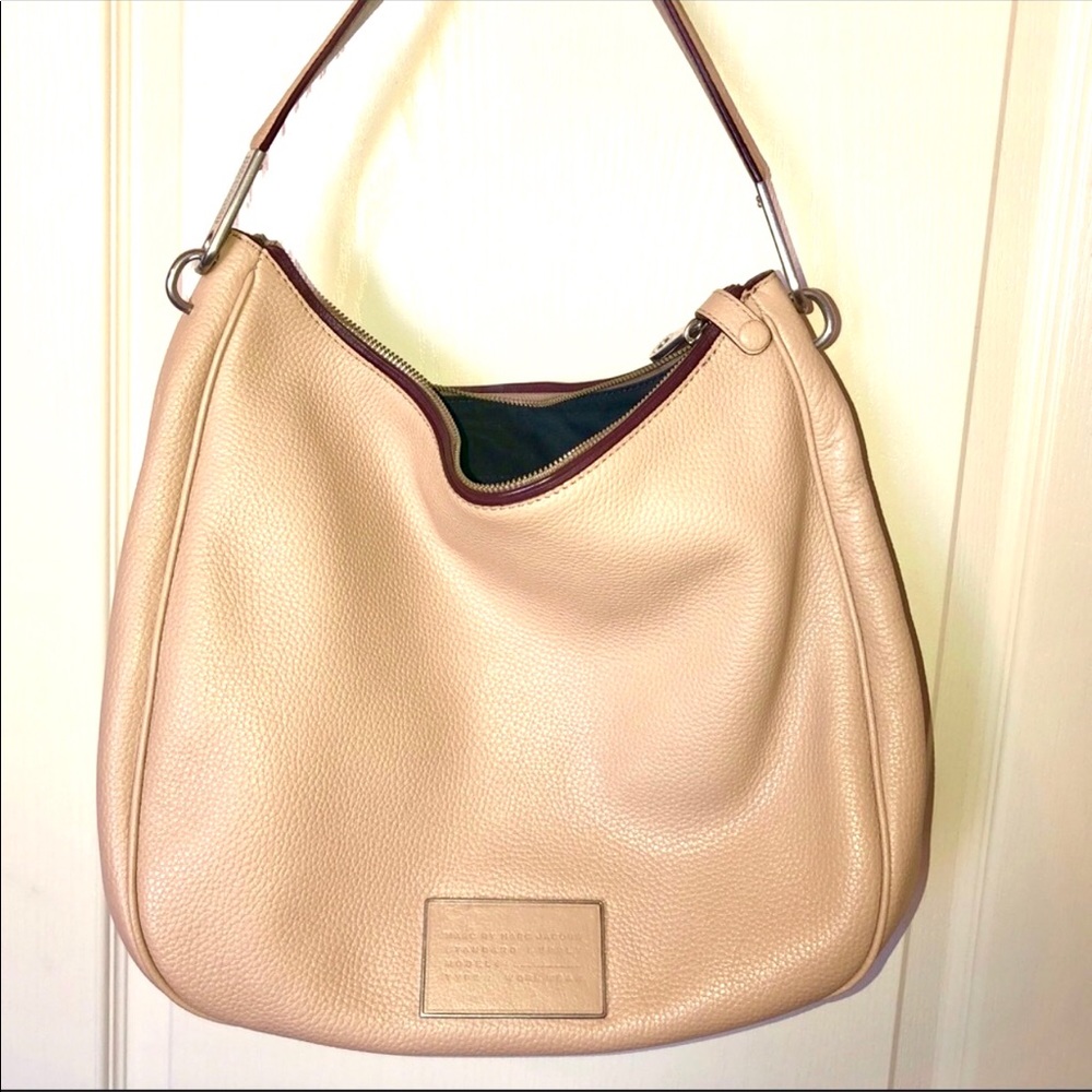 Marc Jacobs large cream colored hobo bag